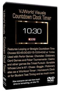 Vj World Visuals Countdown Clock Timer
