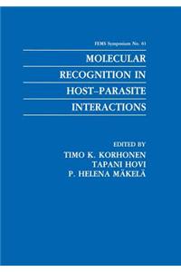 Molecular Recognition in Host-Parasite Interactions