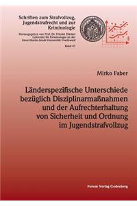 Landerspezifische Unterschiede Bezuglich Disziplinarmassnahmen Und Der Aufrechterhaltung Von Sicherheit Und Ordnung Im Jugendstrafvollzug