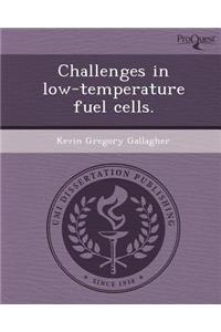 Challenges in Low-Temperature Fuel Cells.