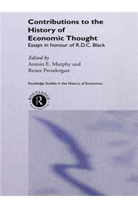 Contributions to the History of Economic Thought: Essays in Honour of R.D.C. Black