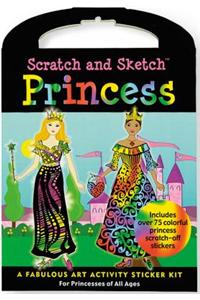 Princess Scratch and Sketch Sticker Kit