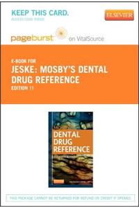 Mosby's Dental Drug Reference Pageburst on Vitalsource Access Code