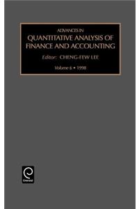 Advances in Quantitative Analysis of Finance and Accounting: Vol 6