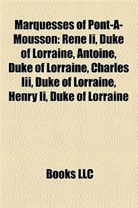Marquesses of Pont-a-mousson