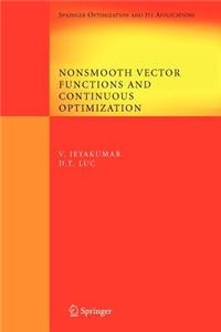 Nonsmooth Vector Functions and Continuous Optimization