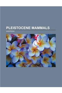 Pleistocene Mammals: Aurochs, Diprotodon, Mammoth, Megatherium, Smilodon, Machairodus, Mylodon, Homotherium, Dinofelis, Paranthropus