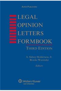 Legal Opinion Letters Formbook