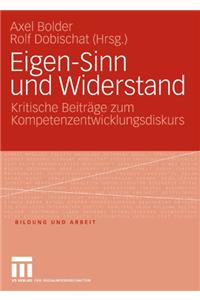 Eigen-Sinn Und Widerstand