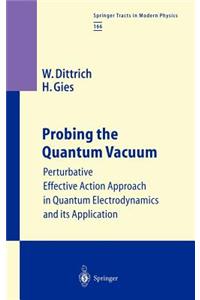 Probing the Quantum Vacuum: Perturbative Effective Action Approach in Quantum Electrodynamics and Its Application
