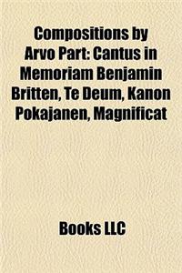 Compositions by Arvo Part