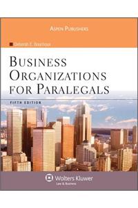 Business Organizations for Paralegals