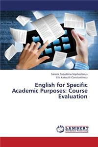 English for Specific Academic Purposes