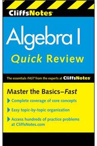 CliffsNotes Algebra I Quick Review