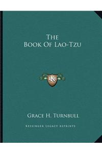 The Book of Lao-Tzu