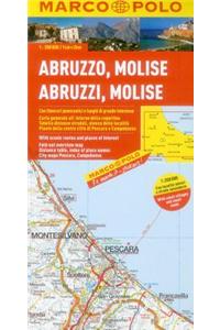 Italy - Abruzzo, Molise Marco Polo Map