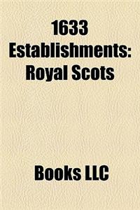 1633 Establishments: Military Units and Formations Established in 1633, Populated Places Established in 1633