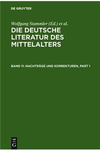 Nachtrage Und Korrekturen