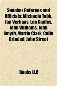 Snooker Referees and Officials