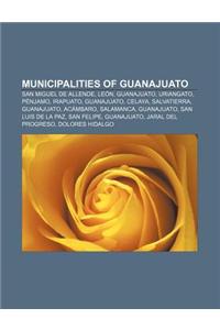 Municipalities of Guanajuato: San Miguel de Allende, Leon, Guanajuato, Uriangato, Penjamo, Irapuato, Guanajuato, Celaya, Salvatierra