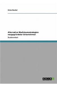 Alternative Wachstumsstrategien Neugegrundeter Unternehmen