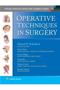 Operative Techniques in Surgery (2 Volume Set)