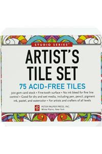 Studio Series Artist's Tiles: White: 75 Acid-Free White Tiles