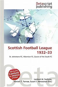 Scottish Football League 1932-33
