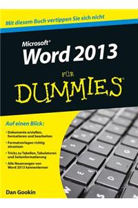 Word 2013 Fur Dummies
