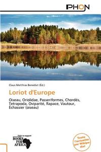 Loriot D'Europe