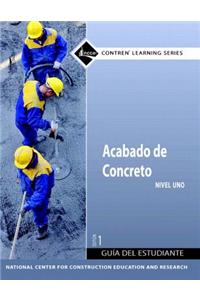 Concrete Finishing Level 1 Spanish Trainee Guide, Paperback