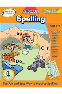 Hooked on Phonics 1st Grade Spelling [With Poster]