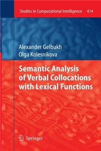 Semantic Analysis of Verbal Collocations with Lexical Functions