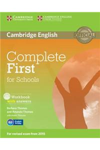 Complete First for Schools Workbook with Answers [With CD (Audio)]