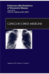 Pulmonary Manifestations of Rheumatic Disease