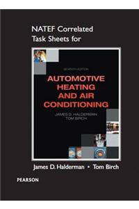 Natef Correlated Task Sheets for Automotive Heating and Air Conditioning
