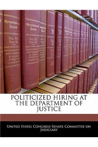 Politicized Hiring at the Department of Justice