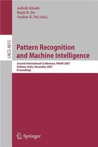 Pattern Recognition and Machine Intelligence