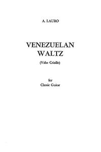 Venezuelan Waltz: Valse Criollo, Sheet