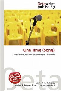One Time (Song)