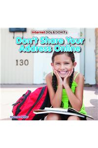 Don't Share Your Address Online