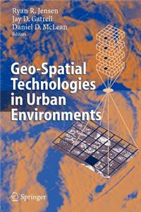 Geo-Spatial Technologies in Urban Environments