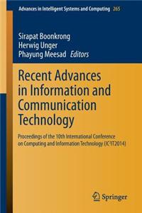 Recent Advances in Information and Communication Technology