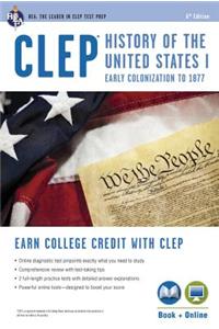 CLEP(R) History of the U.S. I Book + Online