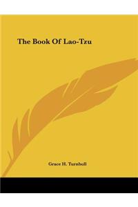 The Book of Lao-Tzu