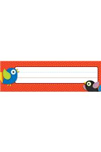 Boho Birds Nameplates