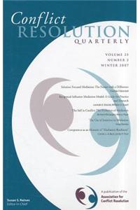 Conflict Resolution Quarterly, Volume 25, Number 2, Winter 2007