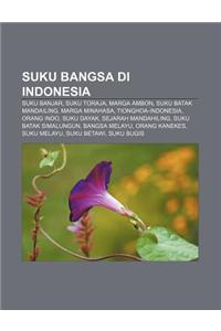 Suku Bangsa Di Indonesia: Suku Banjar, Suku Toraja, Marga Ambon, Suku Batak Mandailing, Marga Minahasa, Tionghoa-Indonesia, Orang Indo