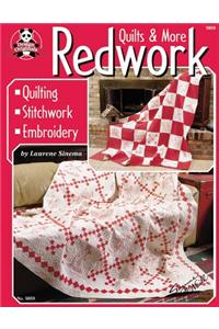 Redwork Quilts & More: Quilting Stitchwork Embroidery