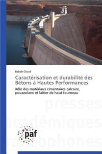 Caracterisation Et Durabilite Des Betons a Hautes Performances = Caracta(c)Risation Et Durabilita(c) Des Ba(c)Tons a Hautes Performances